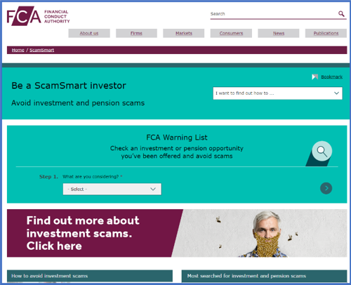 Scamsmart Website
