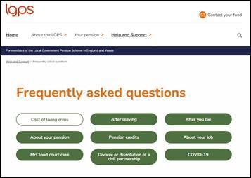 LGPS FAQ